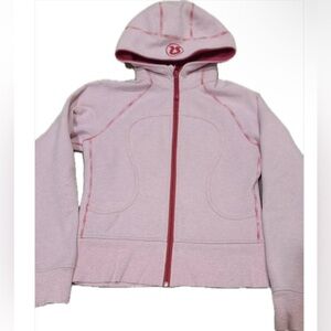 Lululemon Heathered Pink Scuba in Size 6